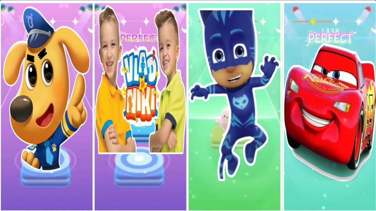 Sherif labrador vs Vlad and Niki vs Catboy vs Mcqueen