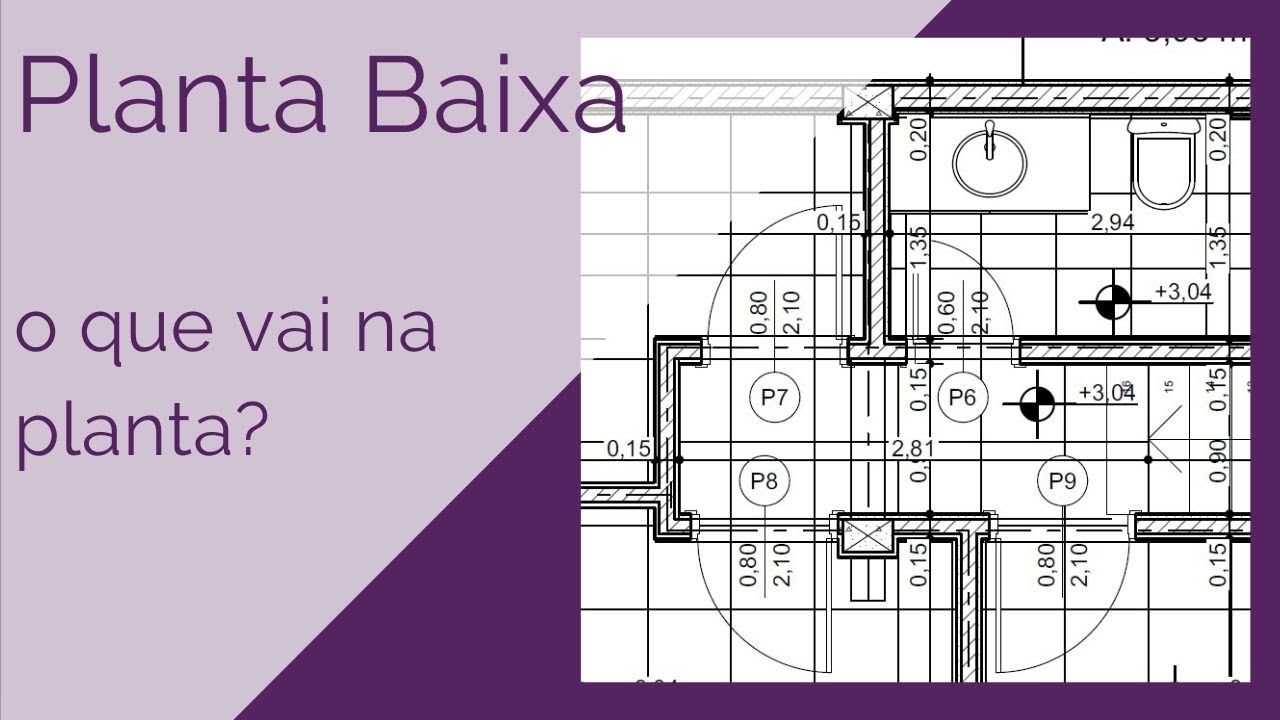 O que vai na Planta Baixa?