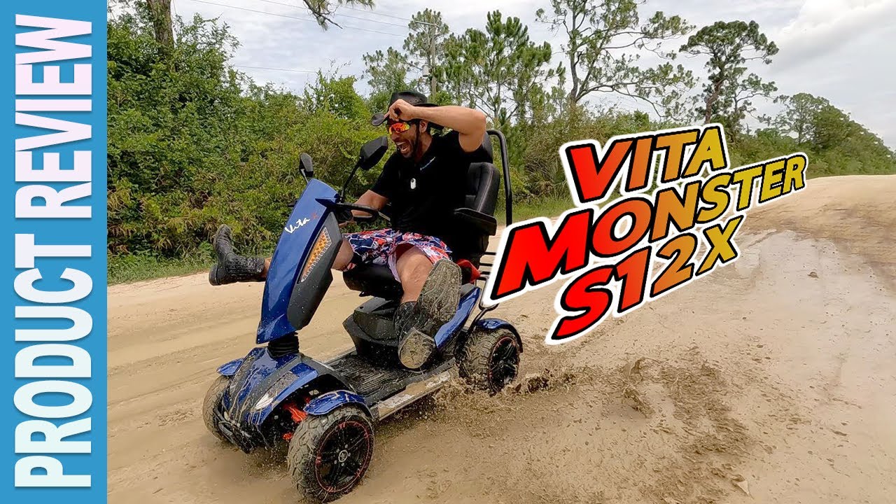 🔎EV Rider Vita Monster Mobility Scooter Review S12X