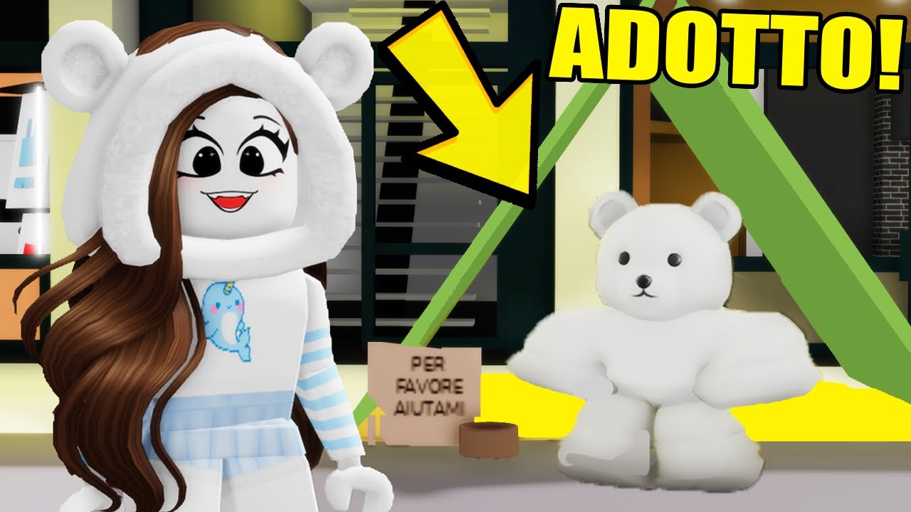 HO ADOTTATO UN ORSO POLARE SU BROOKHAVEN ROBLOX!
