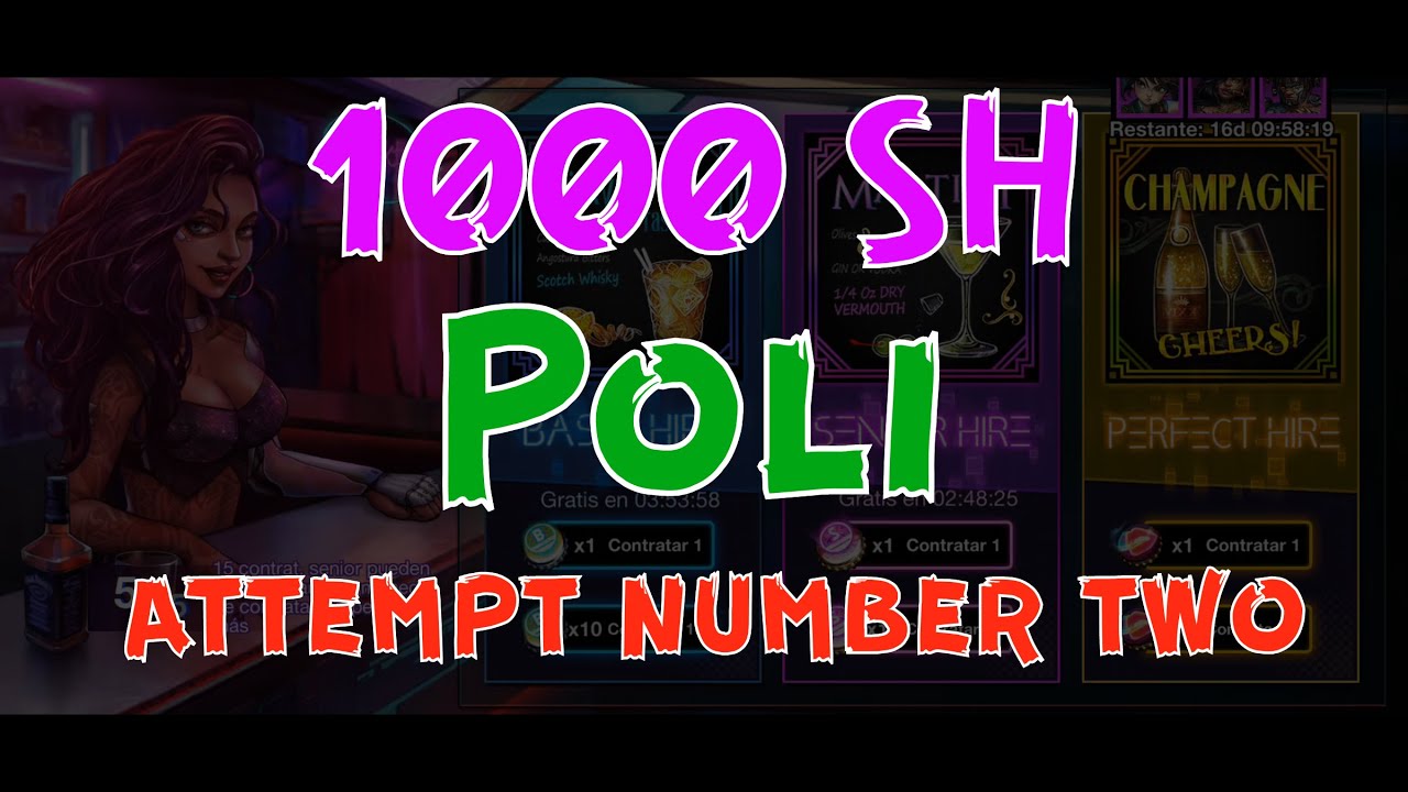 1000 SH. Poli. Attempt number two.