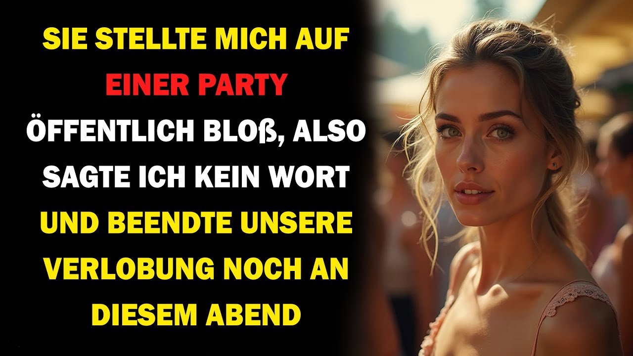 SIE DEMÜTIGTE MICH AUF EINER PARTY – ICH SCHWIEG UND BEENDTE UNSERE VERLOBUNG NOCH IN DIESER NACHT