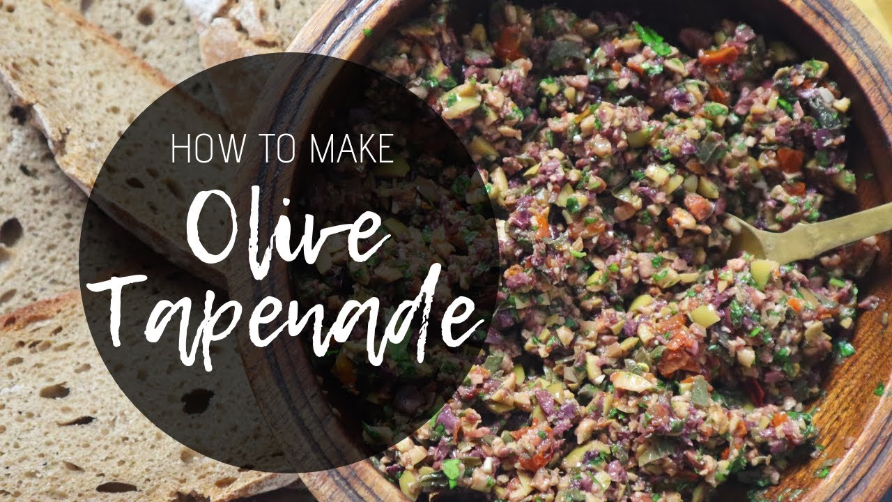 Olive Tapenade Recipe - How to make the best #Vegan Olive Tapenade Dip