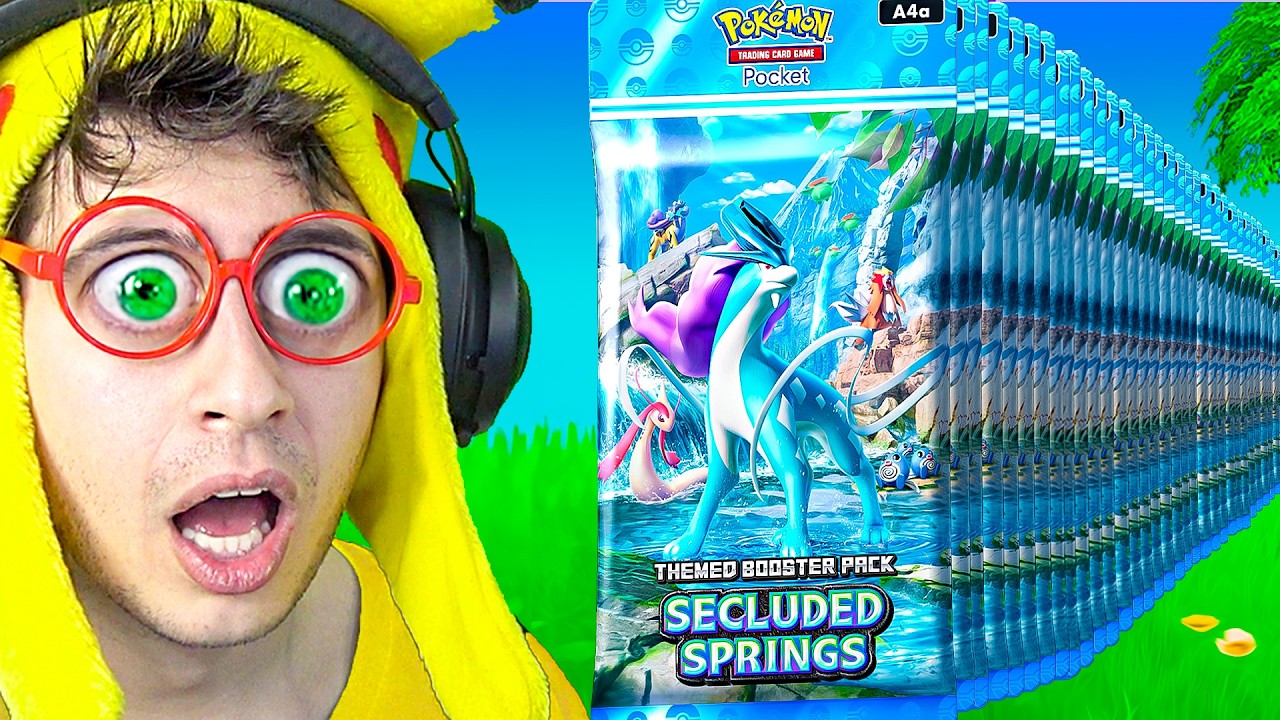Abro 100 Packs de Pokémon TCG Pocket 🤑🔥 (Expansión Manantial Oculto)