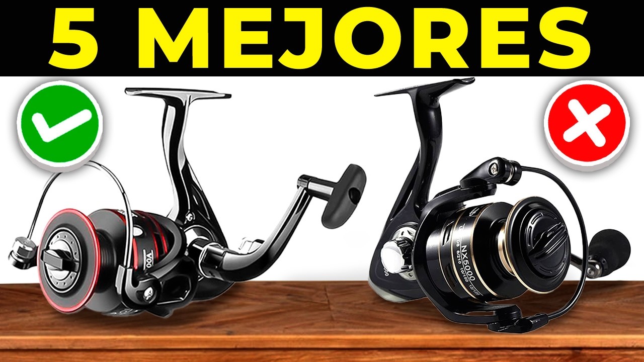 ✅ Los 5 MEJORES CARRETES de PESCA 2025 Calidad Precio | CARRETES de AMAZON