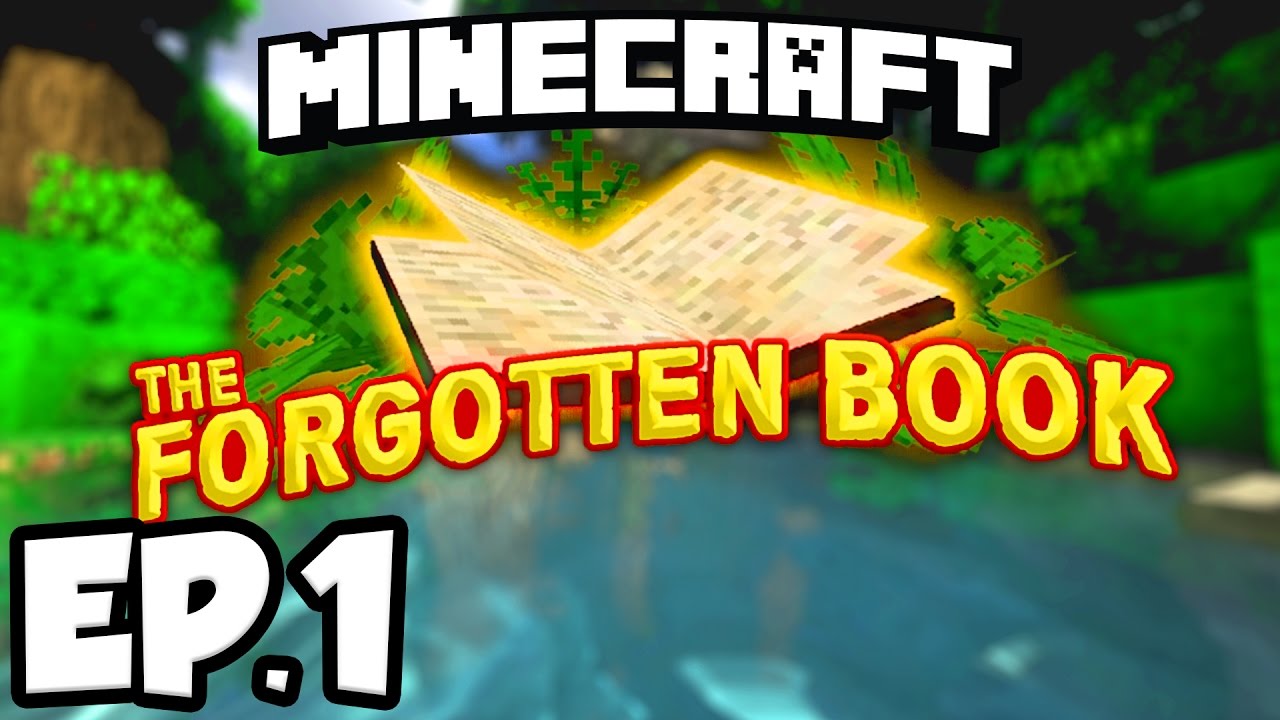 Minecraft: THE FORGOTTEN BOOK Ep.1 - ANCIENT ABANDONED TEMPLES!!! (Custom Adventure Map)