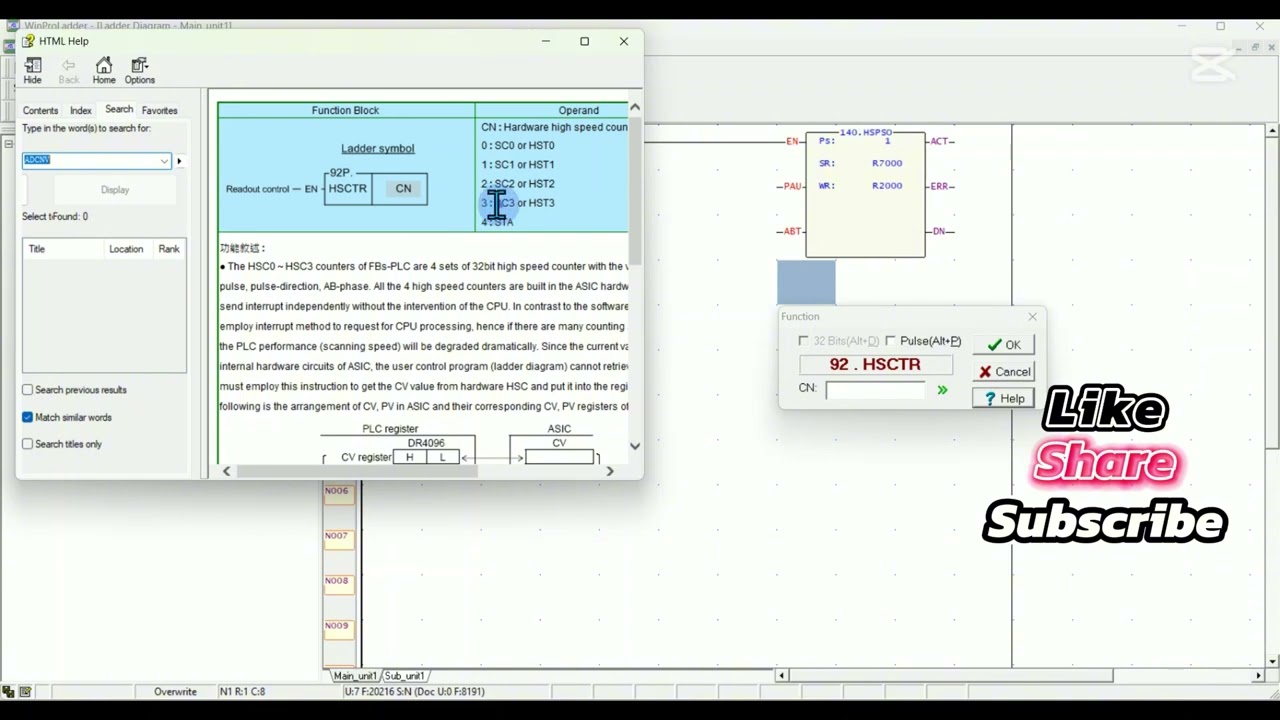FATEK PLC WINPRO LADDER [ SERVO MOTOR ] PROGRAMMING