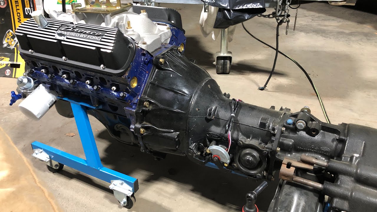Early Bronco 347 Engine, C4 Transmission, Dana 20 Install
