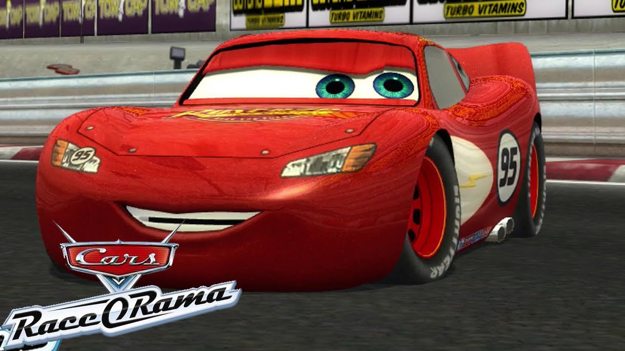 Cars Race O Rama -  Chick Hicks & Lightning McQueen [Gameplay][Full-HD][German] #01