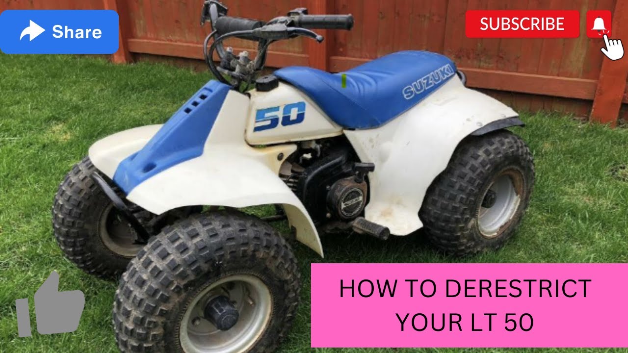SUZUKI LT 50 DERESTRICTION AND TUNE