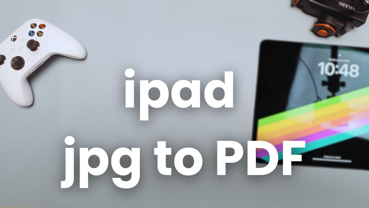 How to Convert JPG to PDF on iPad (No App Needed!)