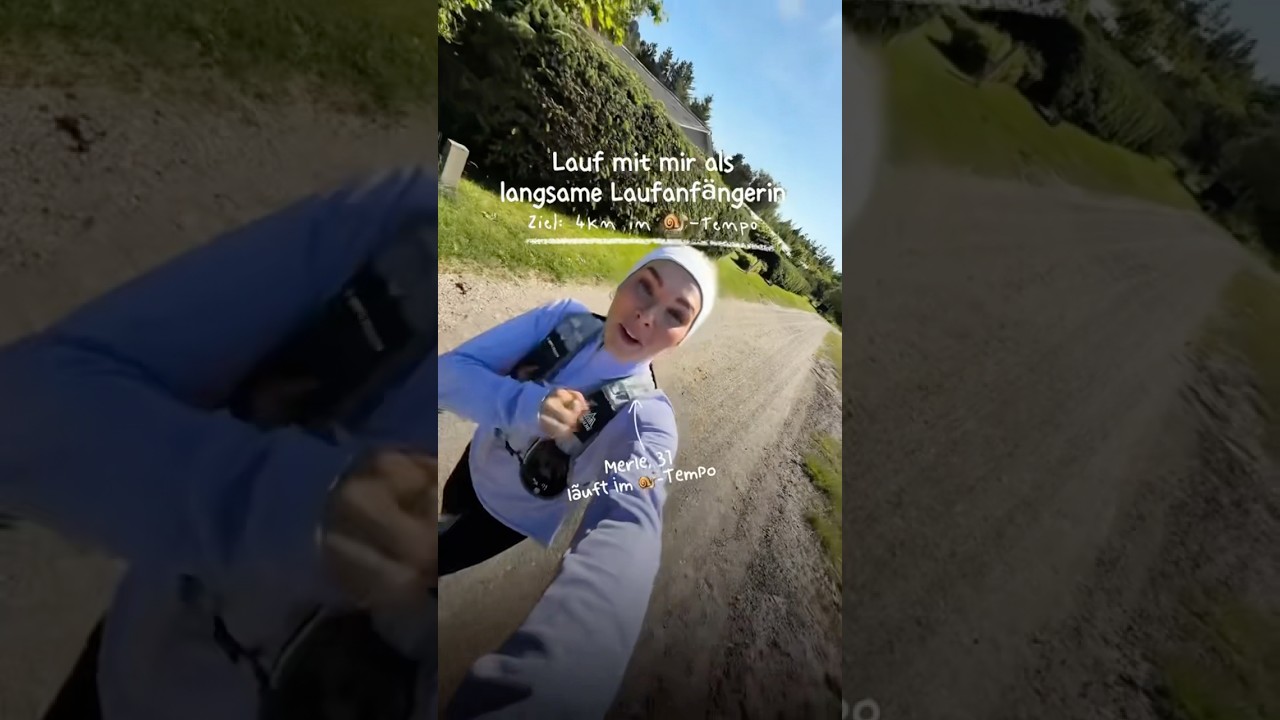 Ich bin die langsamste L&auml;uferin der Welt 🐌🏃&zwj;♀️ #reality #runner #realitycheck