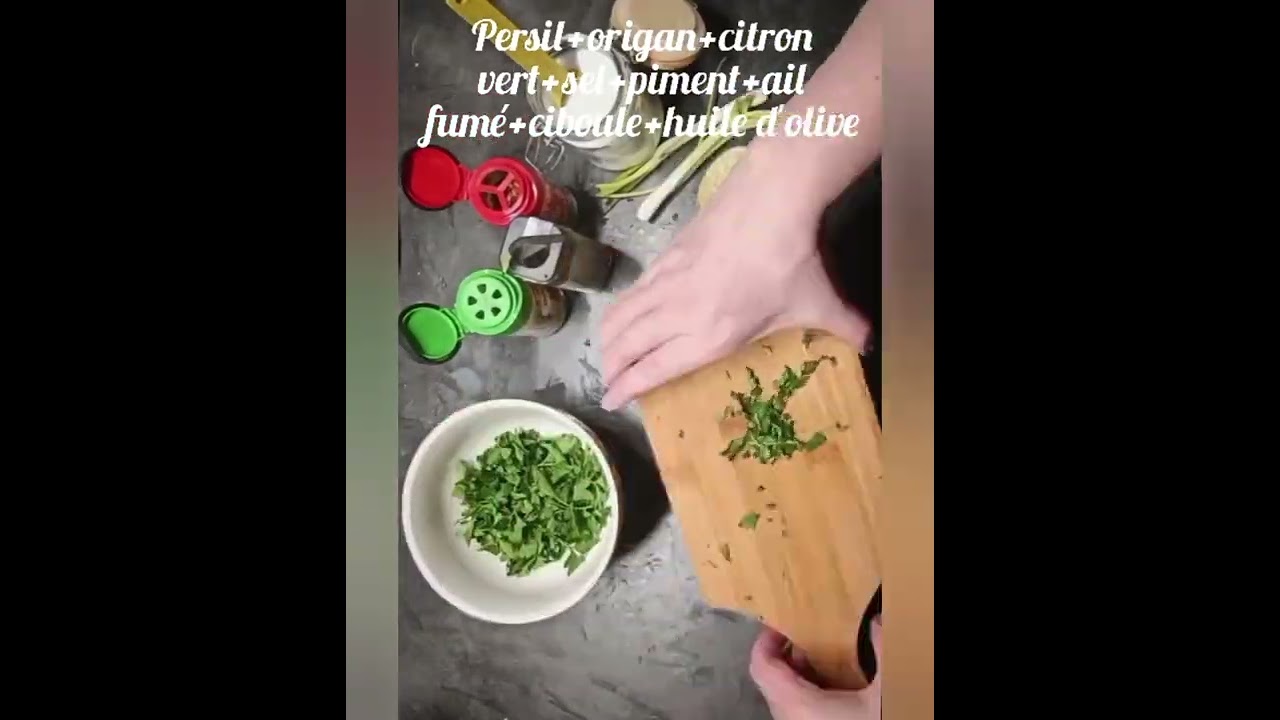 Onglet de veau sauce chimichurri