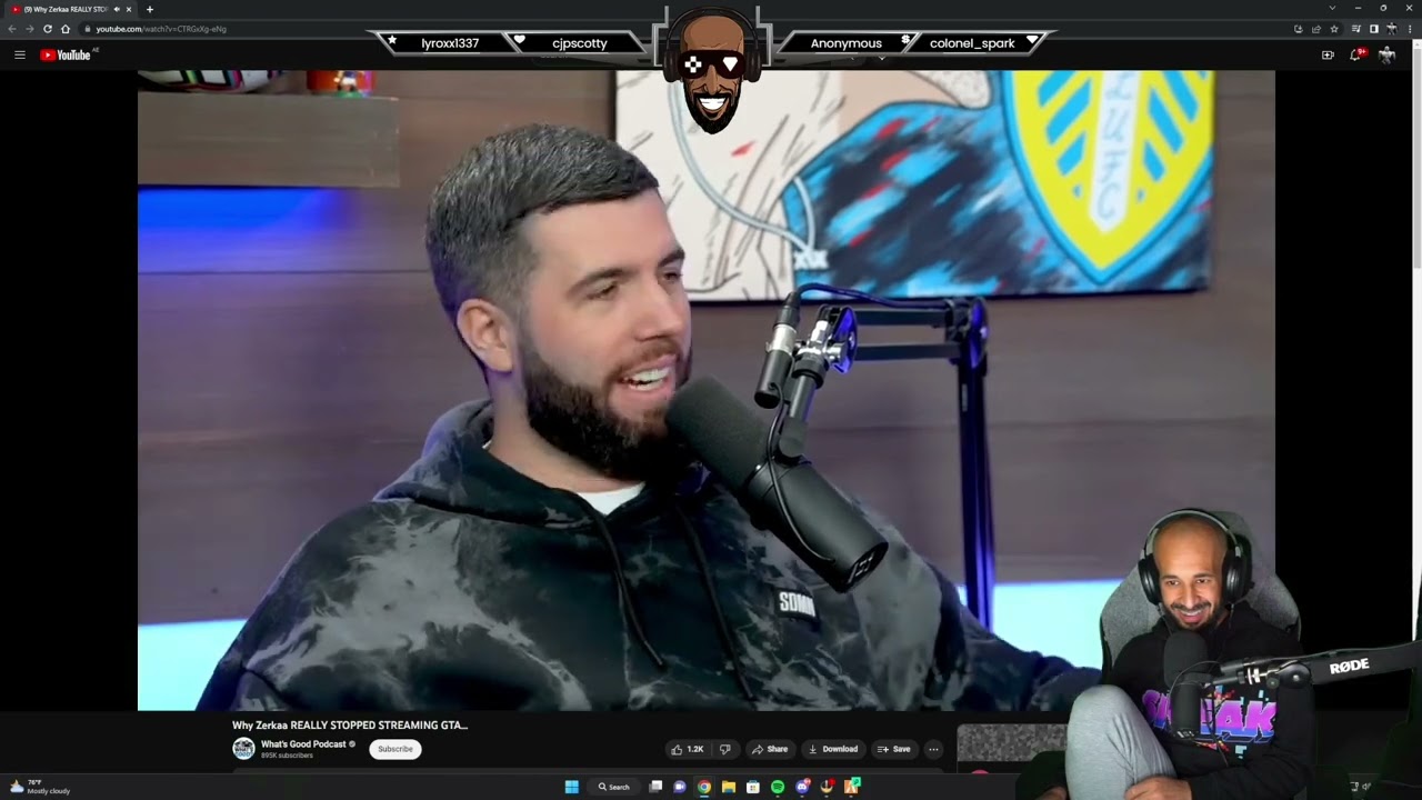 Abdul REACTS to Zerkaa mention him on Whats Good Podcast | Mandem | GTA 5 RP Nopixel