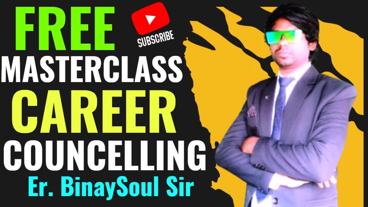 फ्री ! FREE MASTERCLASS ON CAREER COUNSELLING 
