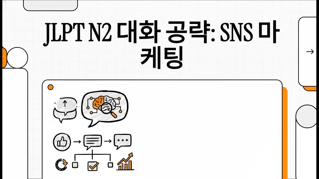 JLPT N2 대화 공략: SNS 마케팅 - 일본어 JLPT N2 대화 분석 - 6