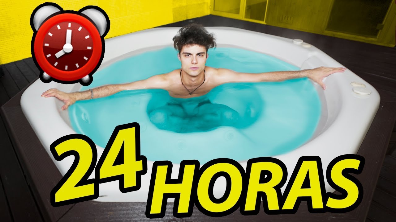 24 HORAS NO JACUZZI  ( DESAFIO )