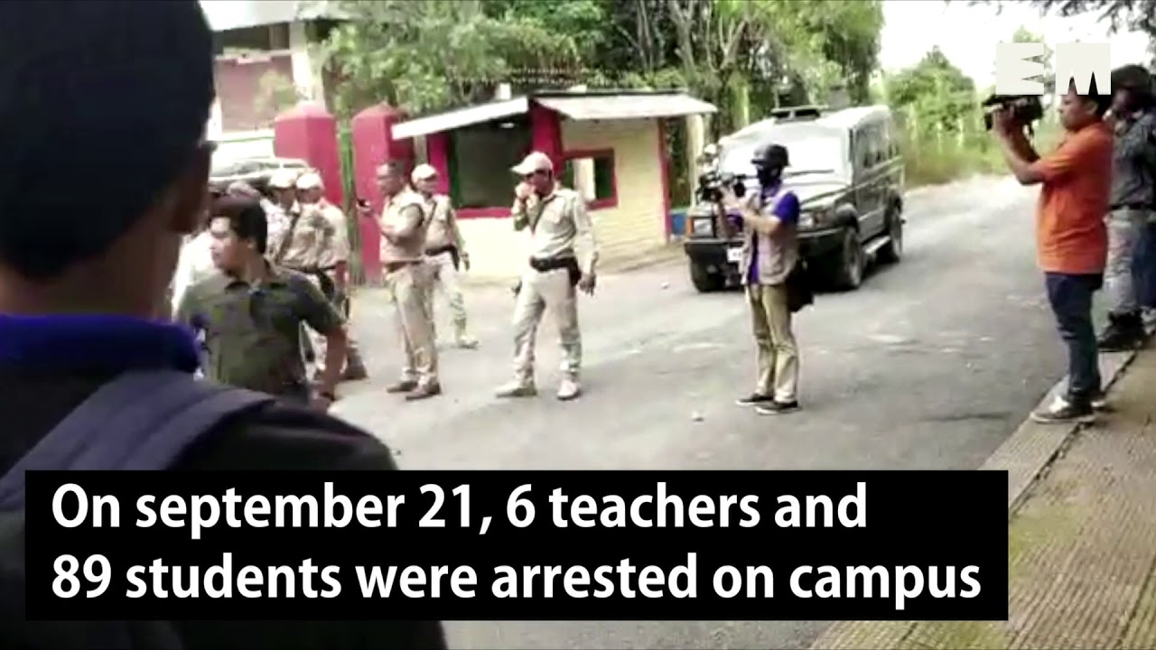 Manipur University unrest: Protest turns violent