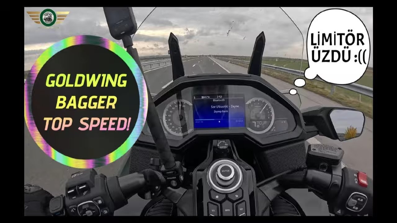 Honda Goldwing ile Son Sürat! Maksimum Hız Testi!