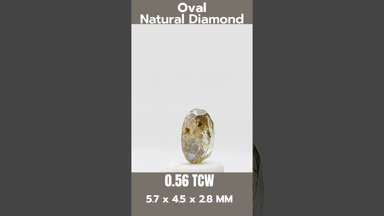 Natural Loose Diamond - Oval Diamond #diamond #yshorts #yellow #oval