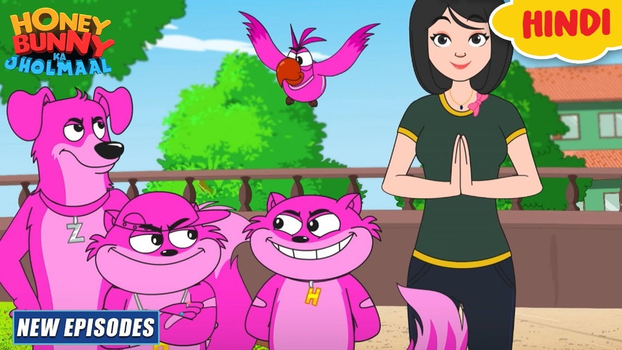 पिंक हनी बनी | Honey Bunny Ka Jholmaal | Cartoon For Kids | YO Kids Comedy | S21
