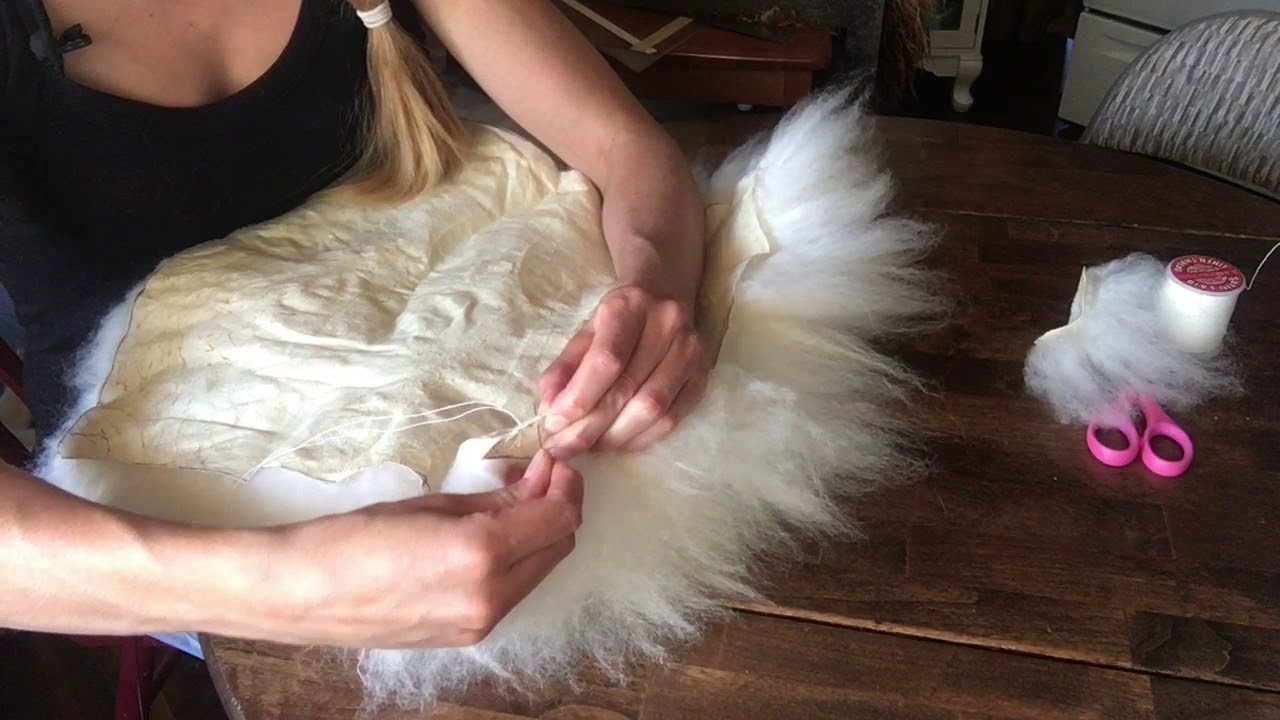 How to Make a Sheepskin Pillow | Materials and Sheepskin Sewing Technique