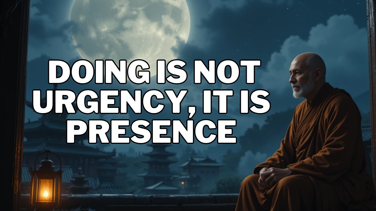 Doing Is Not Urgency, It Is Presence  Zen Story to Find Inner Peace