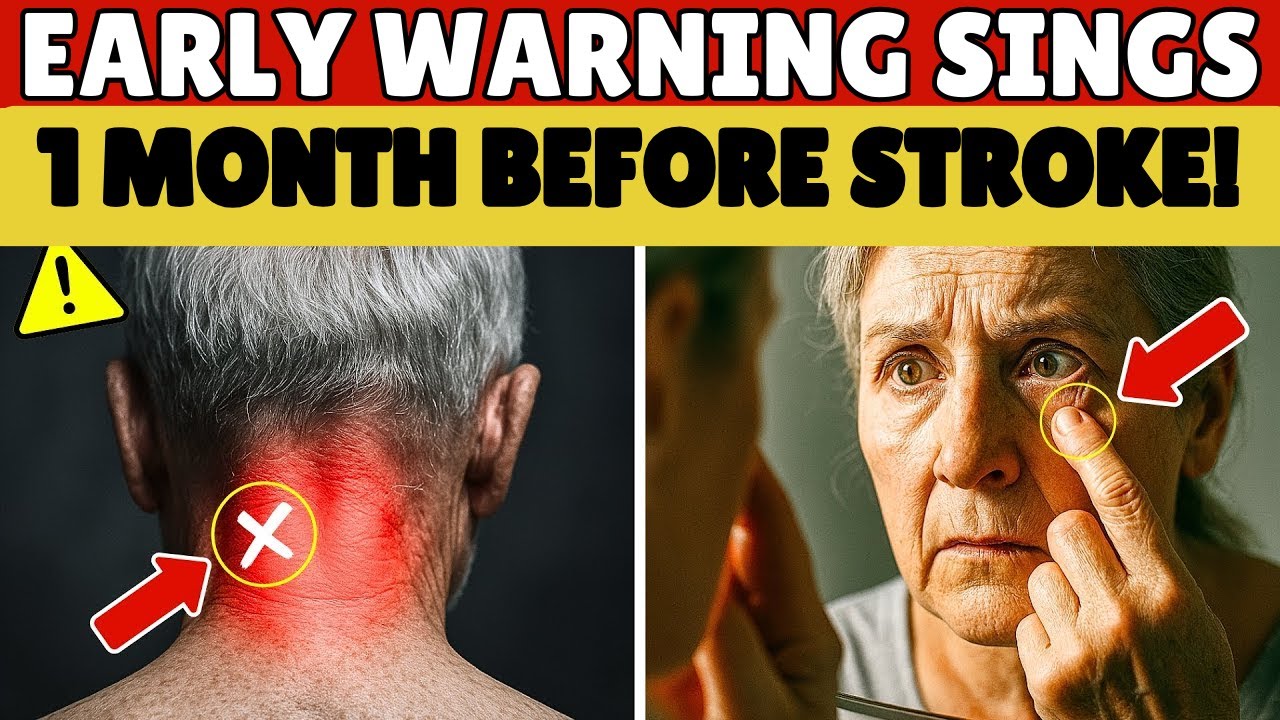 Over 65? 6 Early Warning Signs of a Stroke: Recognize Stroke Symptoms FAST - Save Your Life