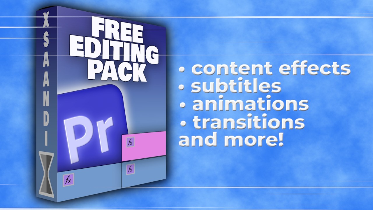 Free Content Editing Pack! (Premiere Pro)