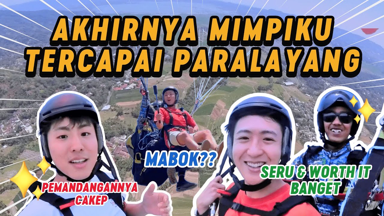 SALAH SATU BUCKET LIST!!!🤩 PERTAMA KALI COBA PARALAYANG DI SEMARANG🪂