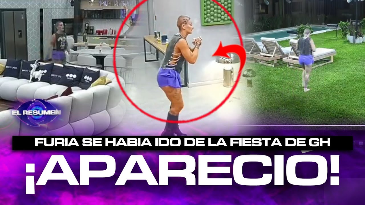 ¡QUE LE PASÓ!: Furia SE HABIA IDO DE LA FIESTA y nadie sabía nada pero las CÁMARAS la ENCONTRARON