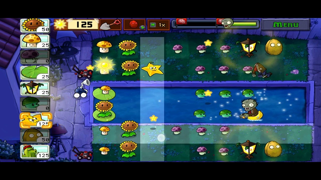 Plants vs Zombies Classic Adventure - 1 Fog - 9
