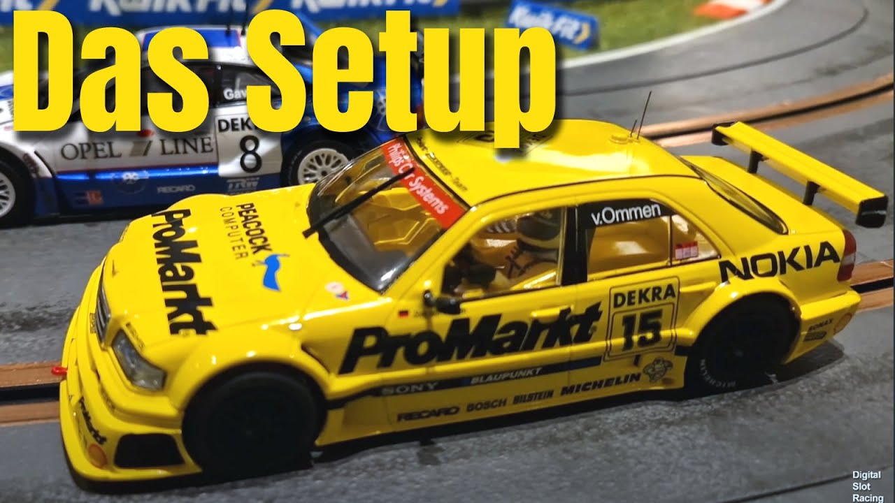 Setup der C-Klasse DTM  für Carrera Rennbahn -  Slot.it für Oxigen, D132 und Analog