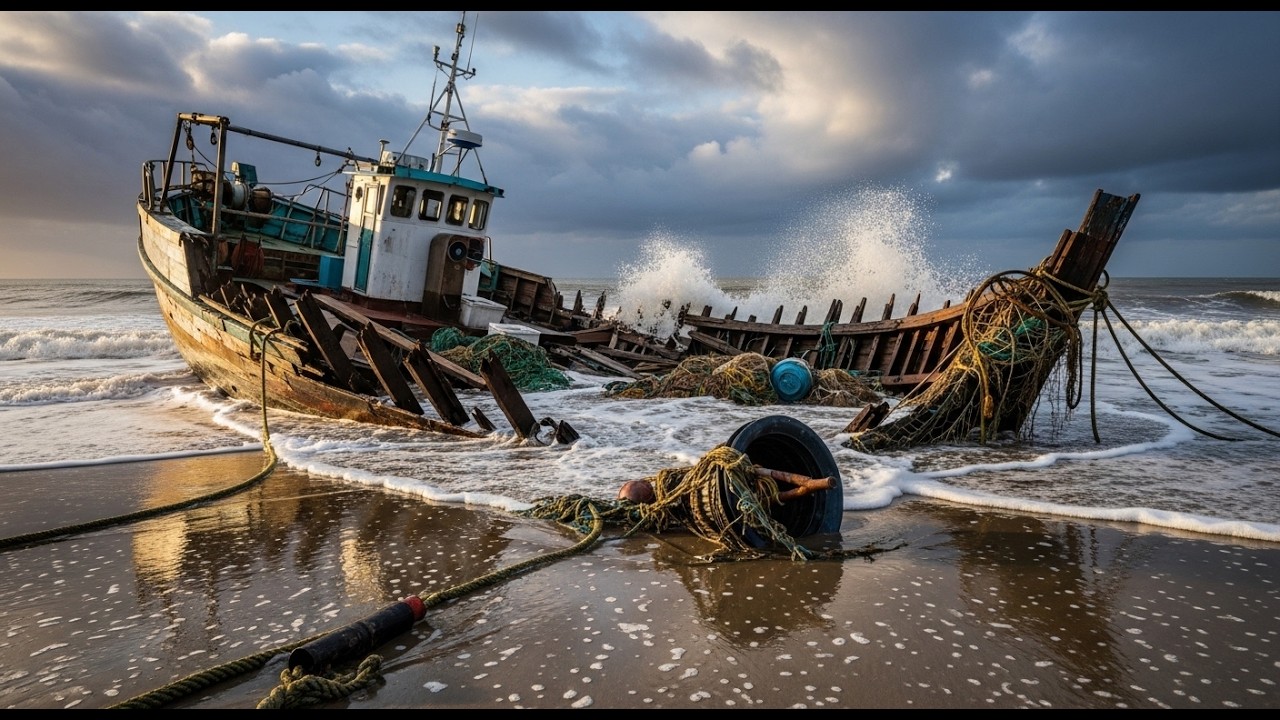 Un bateau de pêche disparu en 2010 — huit ans plus tard, une tempête ramène des débris sur la côte