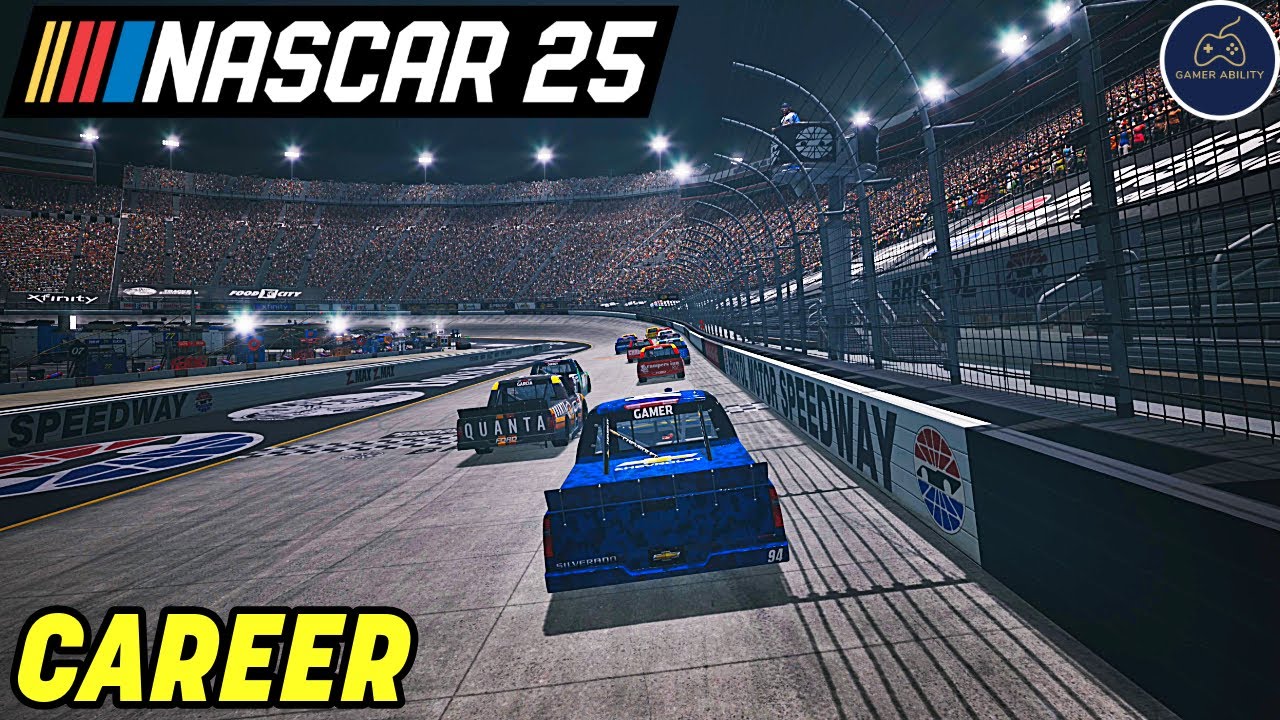 NASCAR 25 Career Mode Part 26 - INCREDIBLE RACE AT BRISTOL!