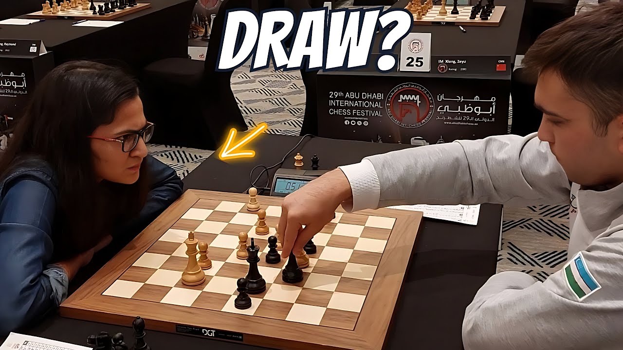 When Is The Correct Time to Offer A Draw? | IM Vantika vs GM Nodirbek