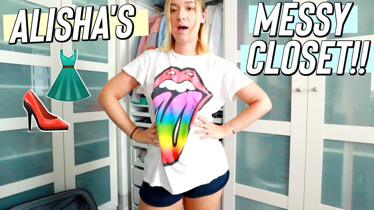 MY CLOSET IS SO MESSY DONT JUDGE ME..