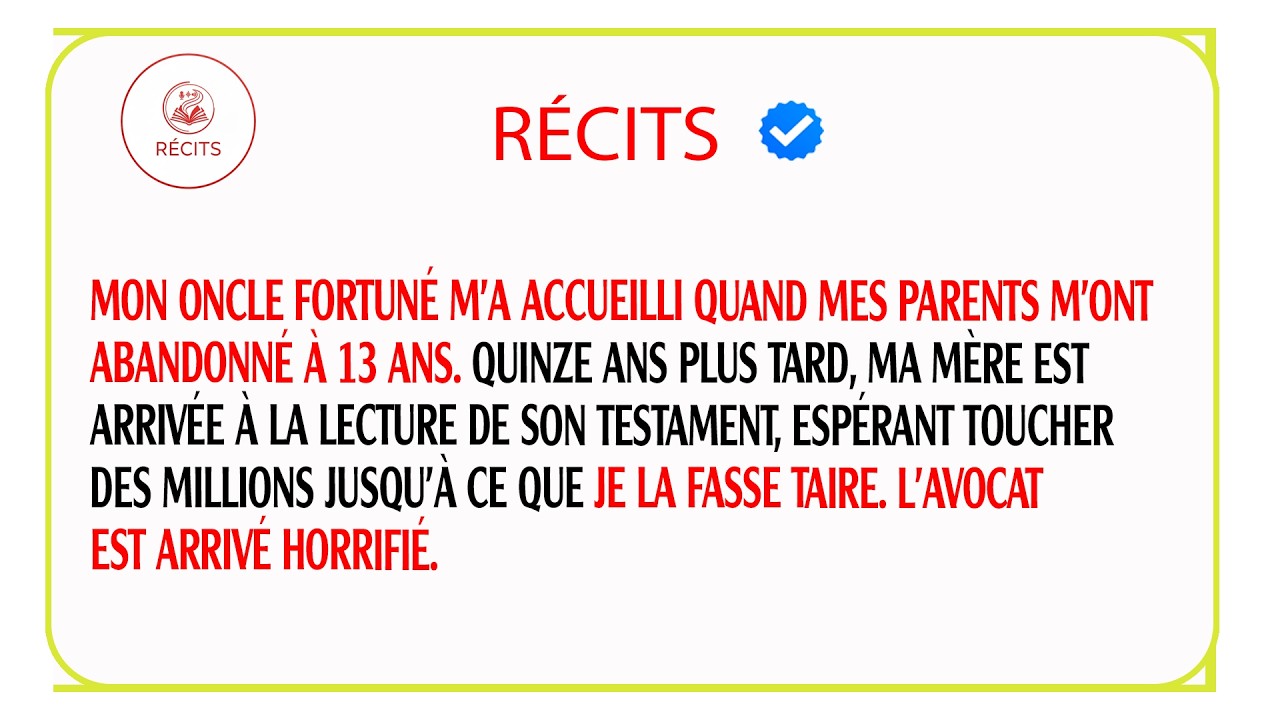 Abandonnée à 13 ans par mes parents j’ai bâti mon empire et j’ai fini par tout récupérer