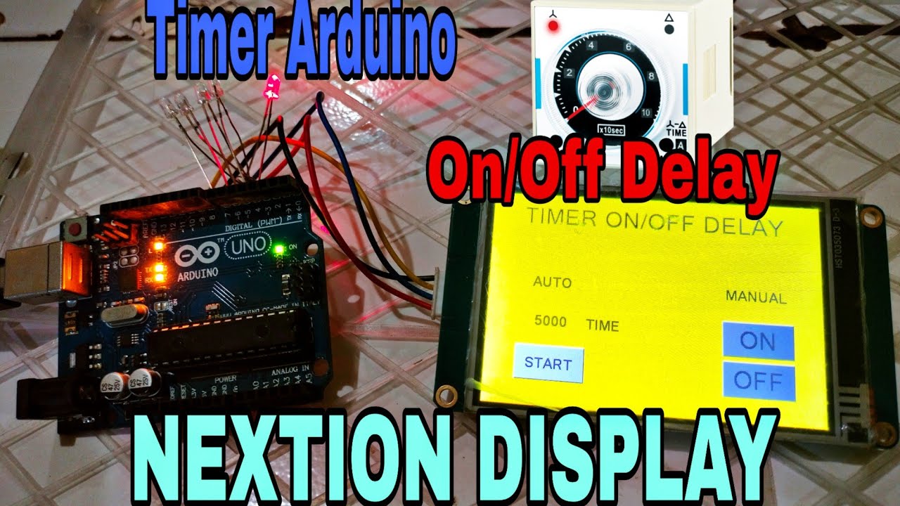 Timer arduino - nextion display
