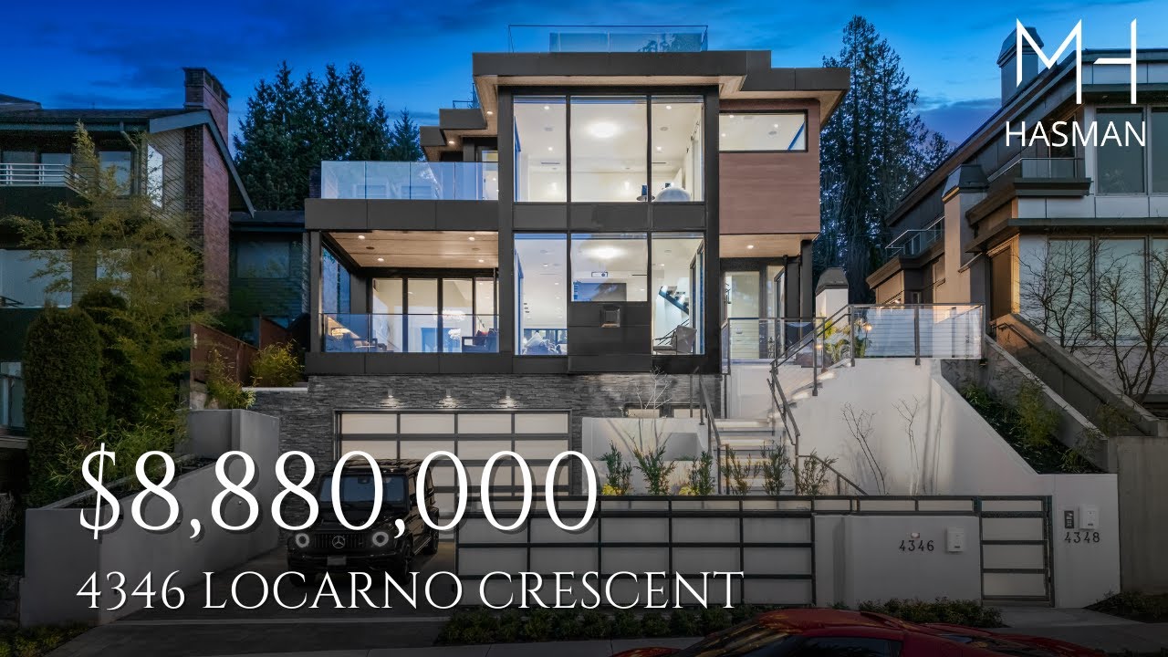 A Sensational Modern Ocean View Home in Vancouver's Most Exclusive Point Grey Neighbourhood