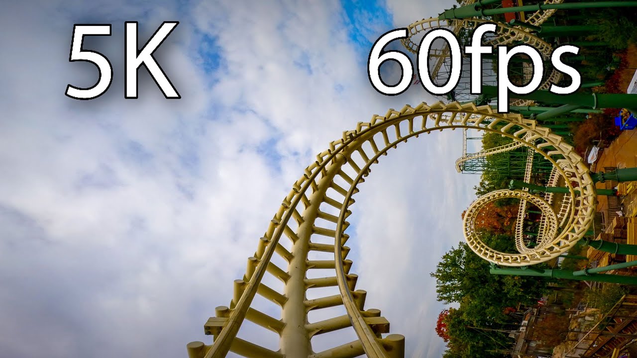 Python front seat on-ride 5K POV @60fps Efteling