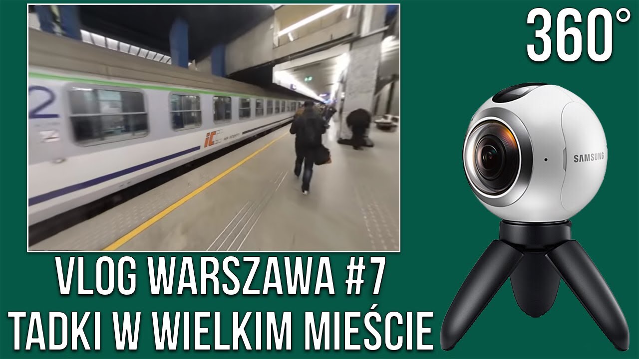 Złote Tarasy, Politechnika Warszawska i PKP, czyli Tadki w wielkim mieście | VLOG 360&deg; #7 | GF Tadek