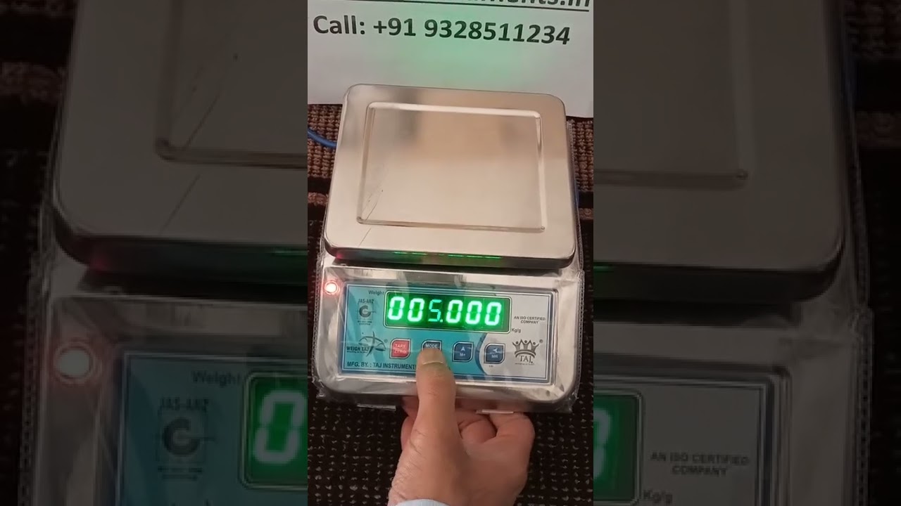 Calibration & Master Menu Setup For 4volt SS Micro Mini Counter Scale