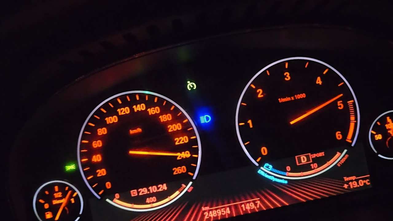 BMW 525D F10 218HP Acceleration 150-240km/h