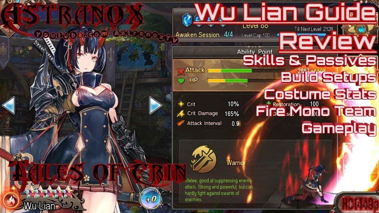 TALES OF ERIN Wu Lian Guide Character Review - Best Hero Skills & Costumes - Items & Skill Builds