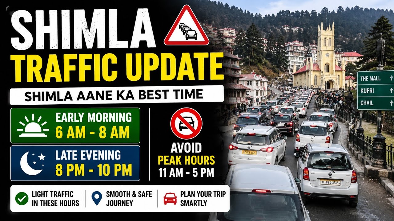 🚦 Shimla Traffic Update Today