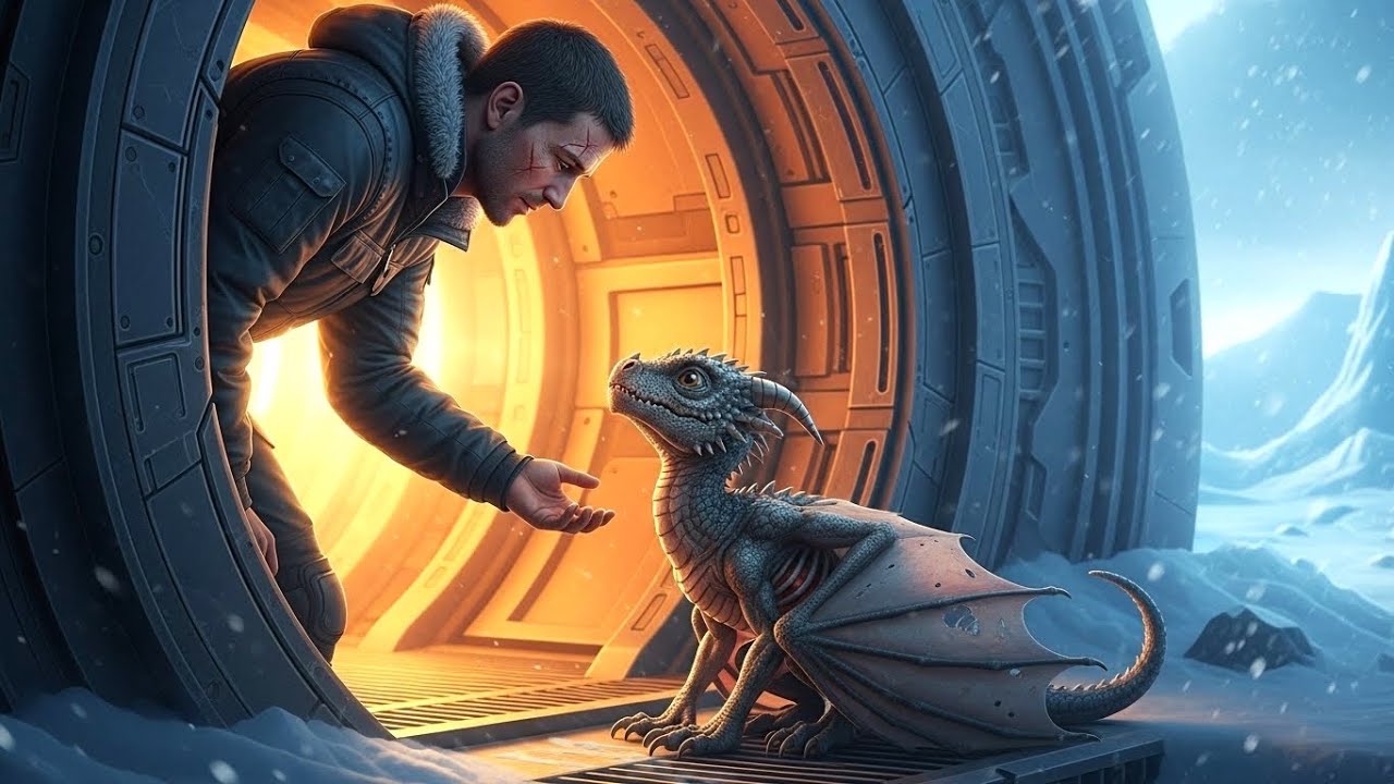 A Starving Dragon Baby Asked for Help — And the Battle-Hardened Human Simply Said, “Come In.” | HFY