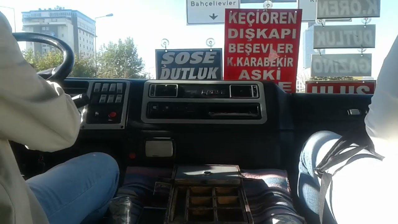 Otokar M-2000 Kurt Egzoz tedavisi.06 J 1674 Hat Aşti Keçiören mavi dolmuş