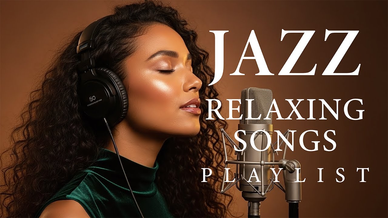 Smooth Jazz Lounge with soft female vocals   Relaxing songs with lyrics for sleeping