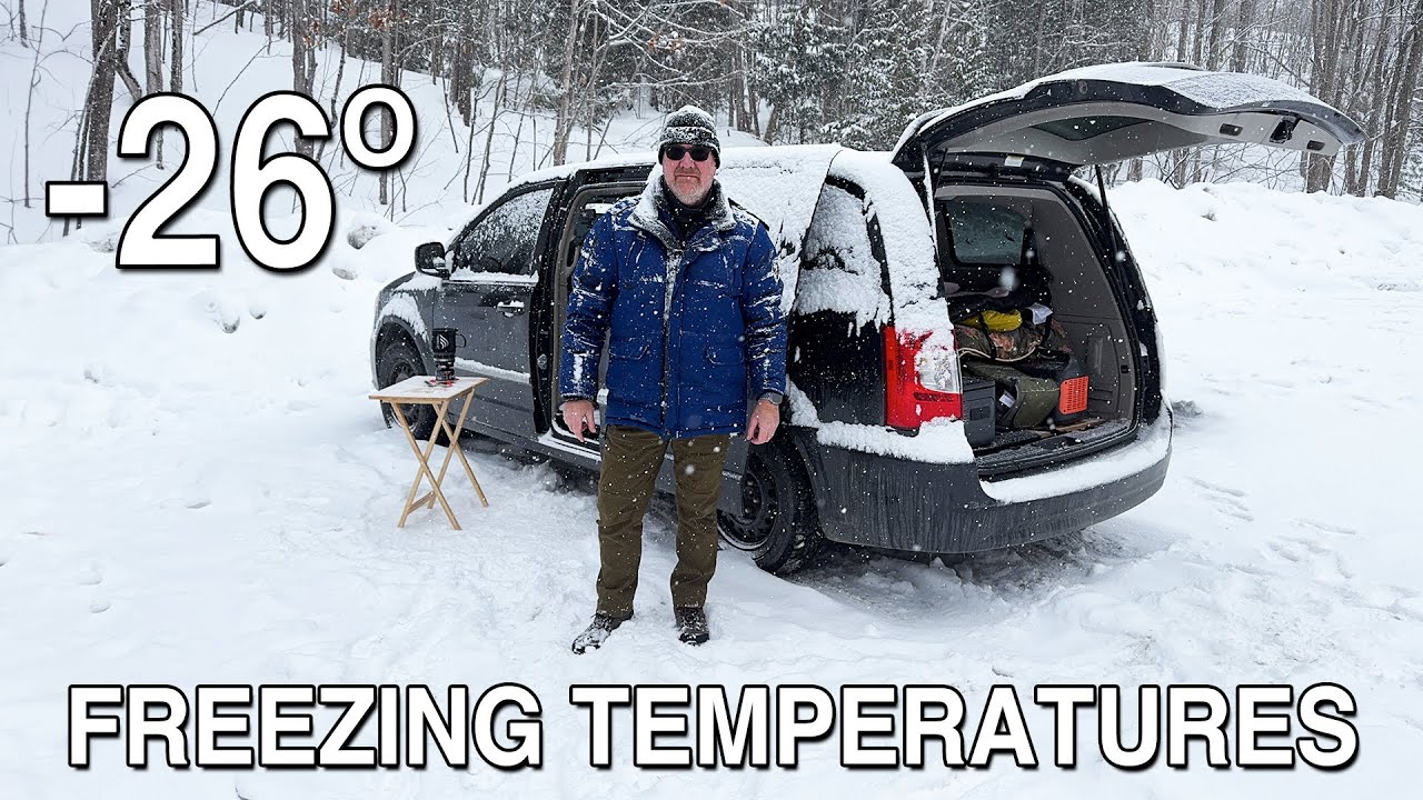 -26° Sleeping in a Minivan during Freezing Temperatures